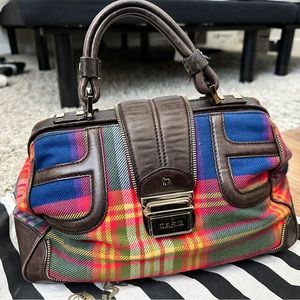 L.A.M.B. Aberdeen Plaid Mini Doctor Bag